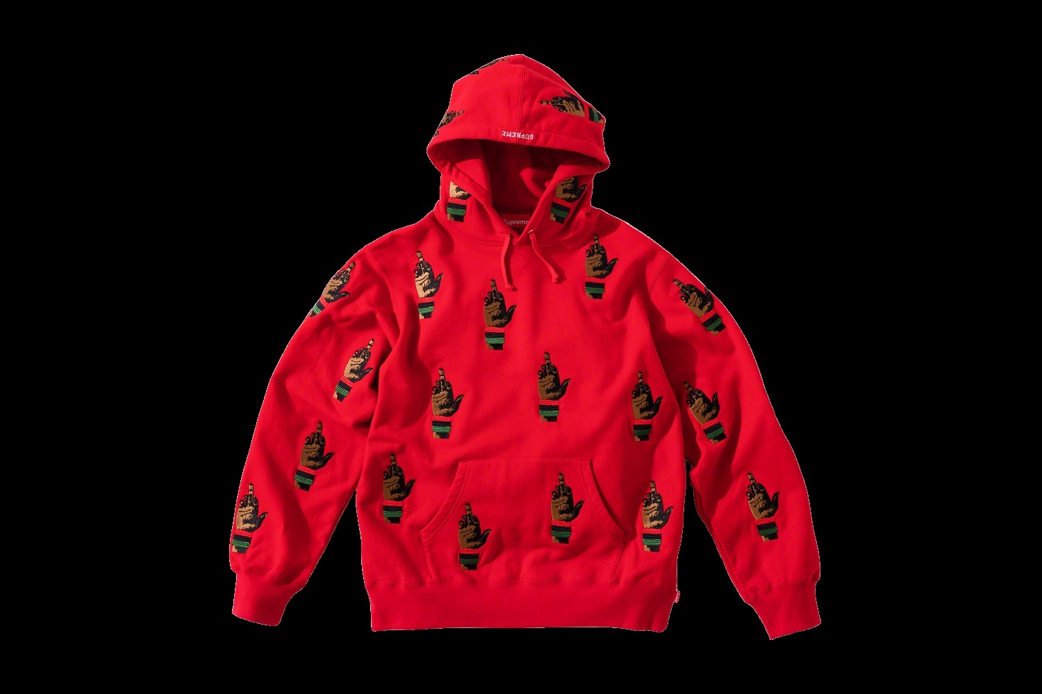 Supreme/dead prez RBG Embroidered Hooded Sweatshirt view 2